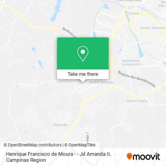 Henrique Francisco de Moura - - Jd Amanda II map