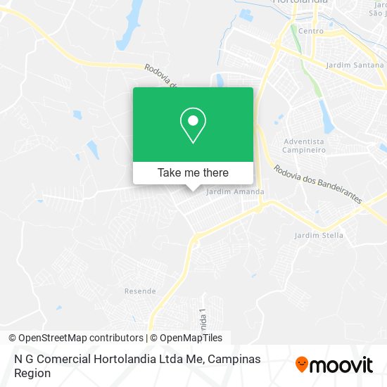 Mapa N G Comercial Hortolandia Ltda Me