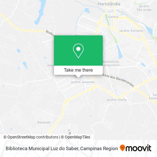 Biblioteca Municipal Luz do Saber map