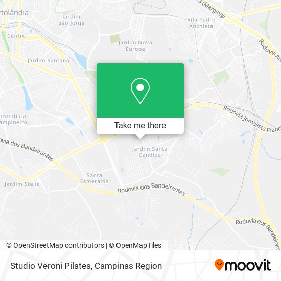 Mapa Studio Veroni Pilates