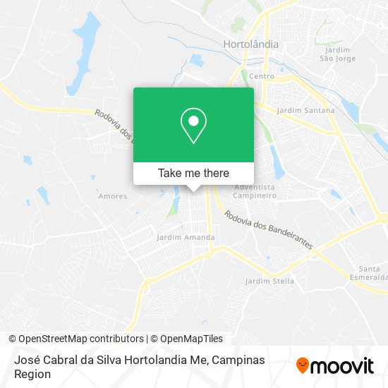 Mapa José Cabral da Silva Hortolandia Me