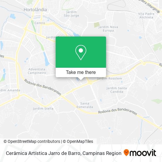 Cerâmica Artística Jarro de Barro map
