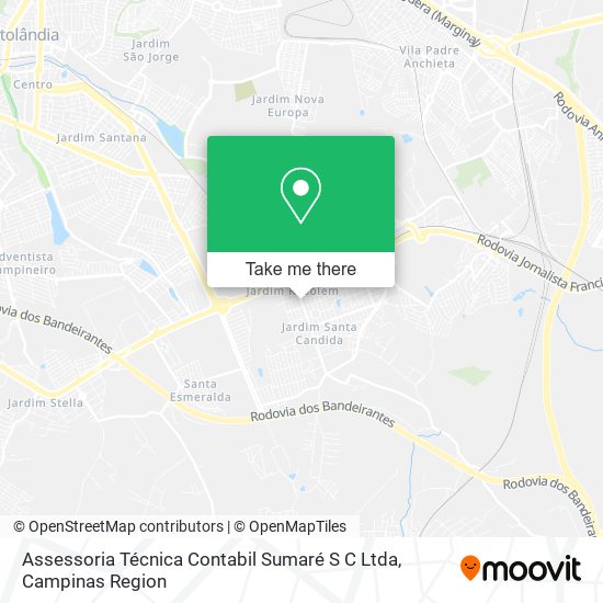 Assessoria Técnica Contabil Sumaré S C Ltda map