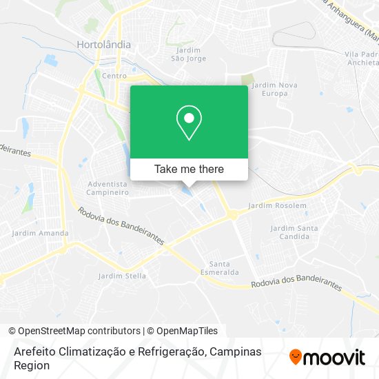 Arefeito Climatização e Refrigeração map