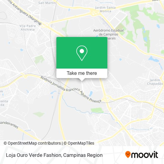 Loja Ouro Verde Fashion map