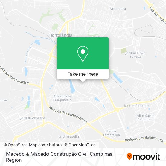 Macedo & Macedo Construção Civil map