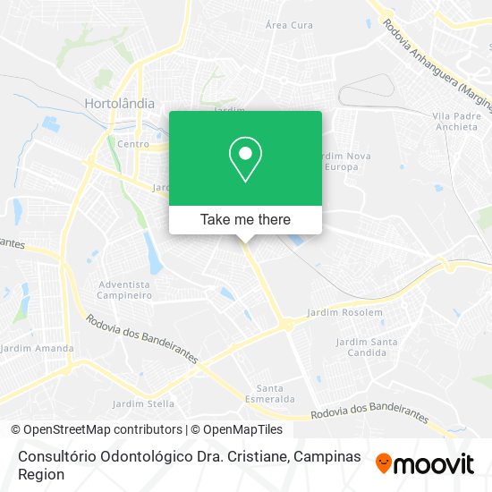 Consultório Odontológico Dra. Cristiane map