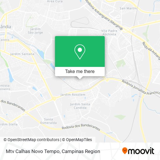 Mtv Calhas Novo Tempo map