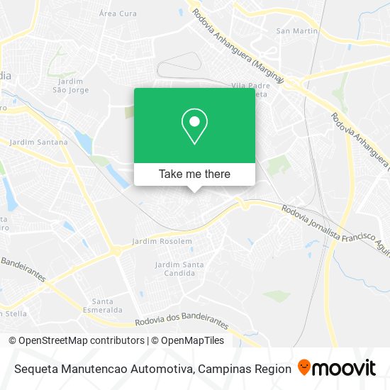 Mapa Sequeta Manutencao Automotiva