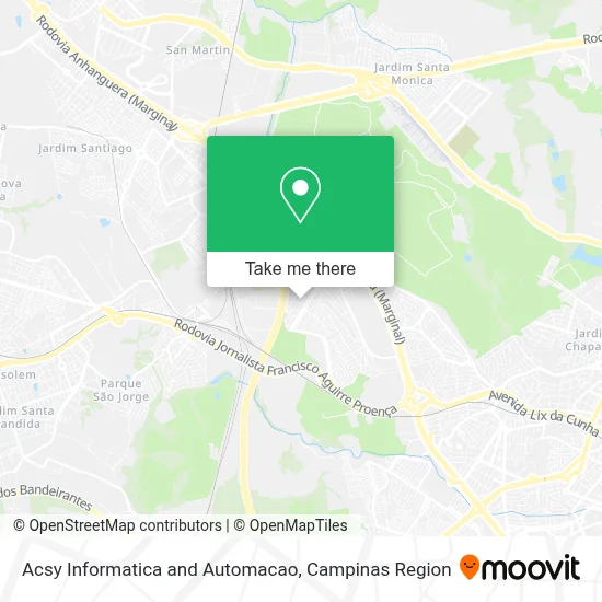 Acsy Informatica and Automacao map