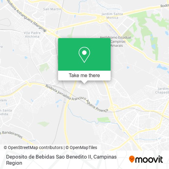Deposito de Bebidas Sao Benedito II map