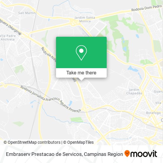 Mapa Embraserv Prestacao de Servicos