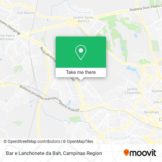 Bar e Lanchonete da Bah map