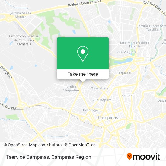 Tservice Campinas map