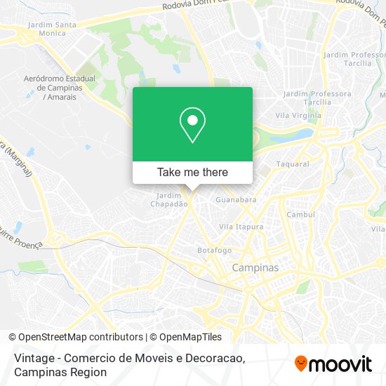 Vintage - Comercio de Moveis e Decoracao map