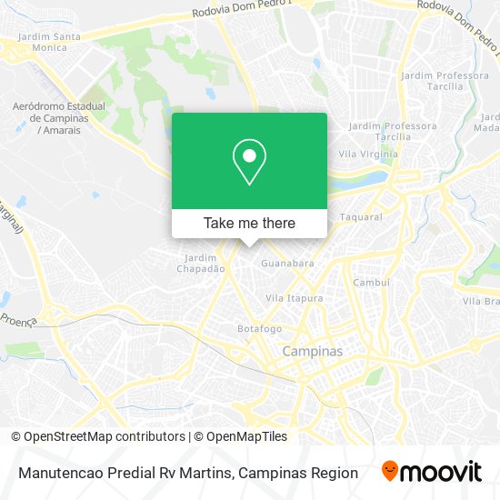 Manutencao Predial Rv Martins map