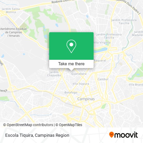 Escola Tiquira map