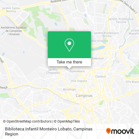 Biblioteca Infantil Monteiro Lobato map