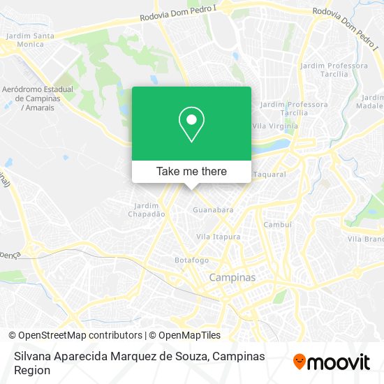 Silvana Aparecida Marquez de Souza map