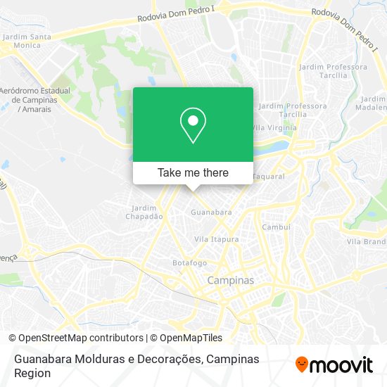 Guanabara Molduras e Decorações map