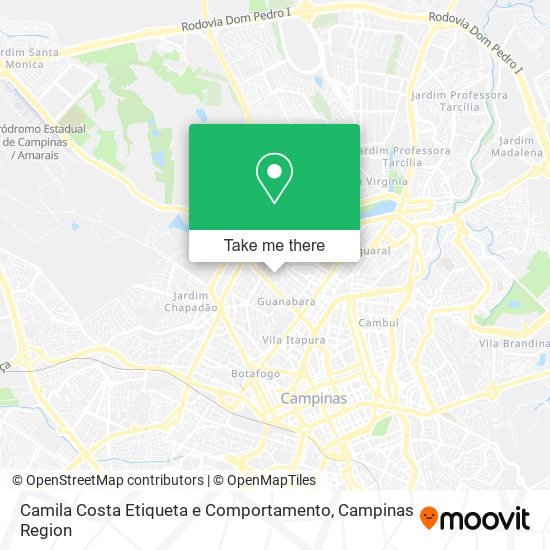 Mapa Camila Costa Etiqueta e Comportamento