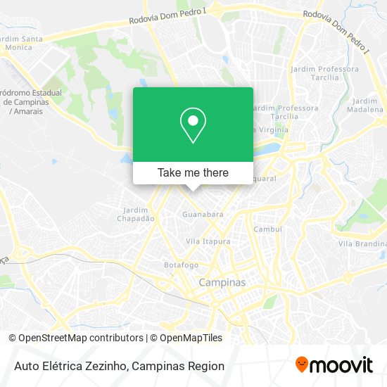 Mapa Auto Elétrica Zezinho