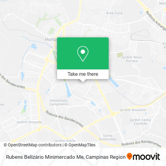 Rubens Belizário Minimercado Me map