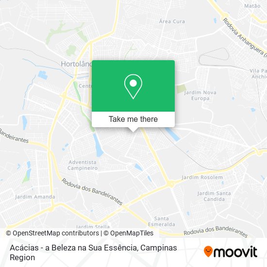 Acácias - a Beleza na Sua Essência map