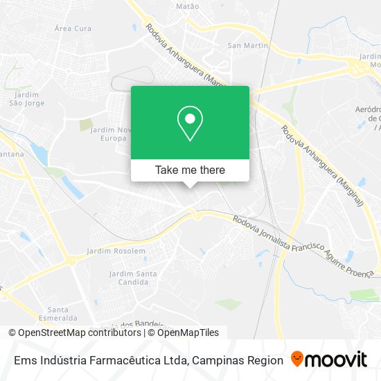 Ems Indústria Farmacêutica Ltda map