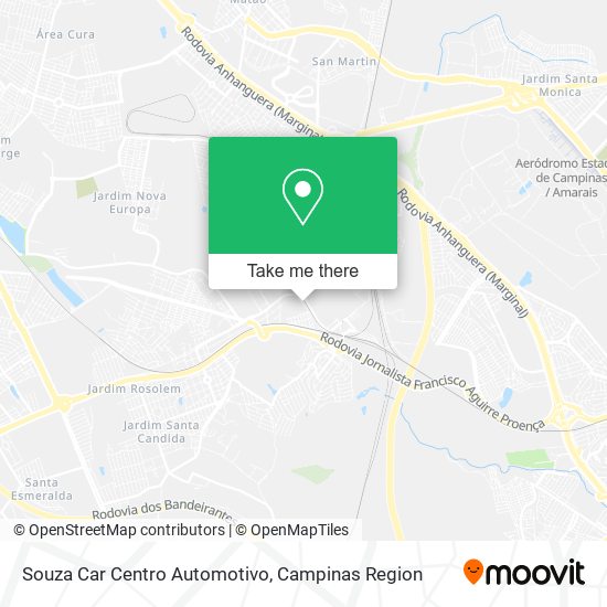 Mapa Souza Car Centro Automotivo