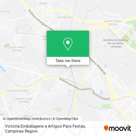 Victoria Embalagens e Artigos Para Festas map