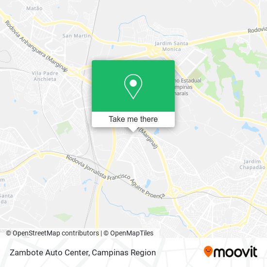 Mapa Zambote Auto Center