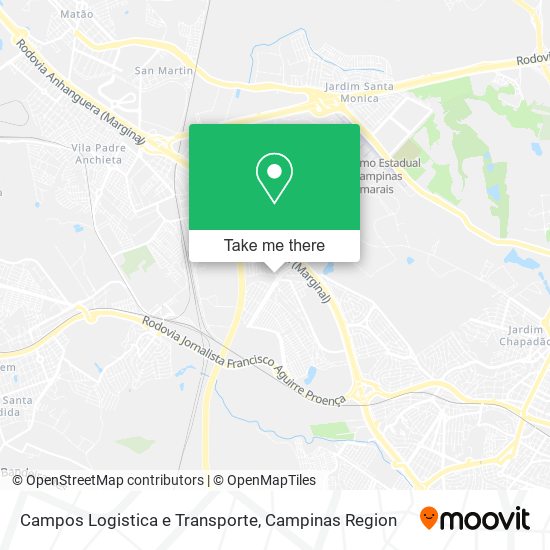 Campos Logistica e Transporte map