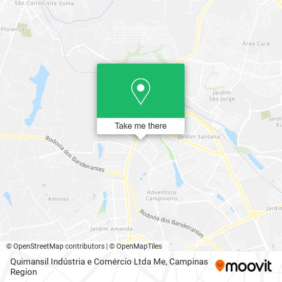 Quimansil Indústria e Comércio Ltda Me map