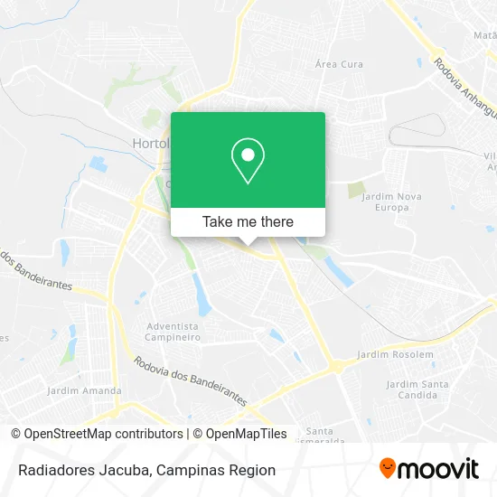 Radiadores Jacuba map