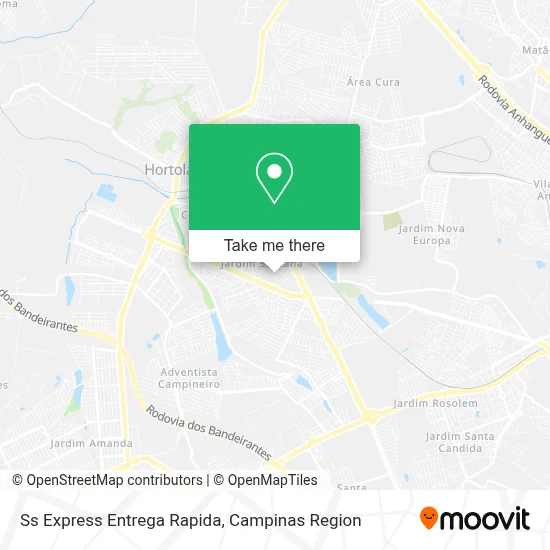 Ss Express Entrega Rapida map