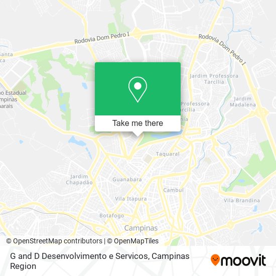 G and D Desenvolvimento e Servicos map