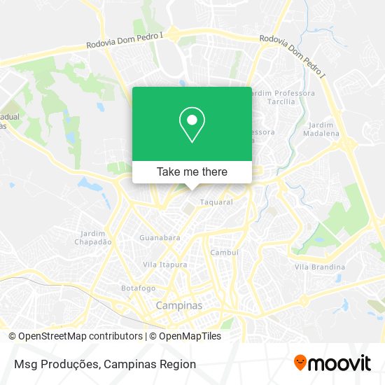 Msg Produções map