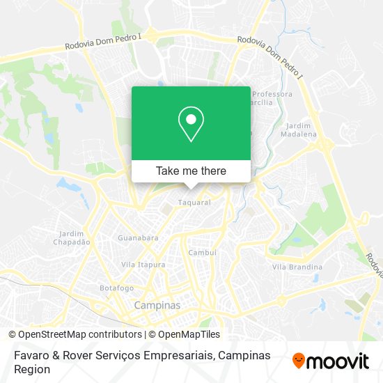 Favaro & Rover Serviços Empresariais map