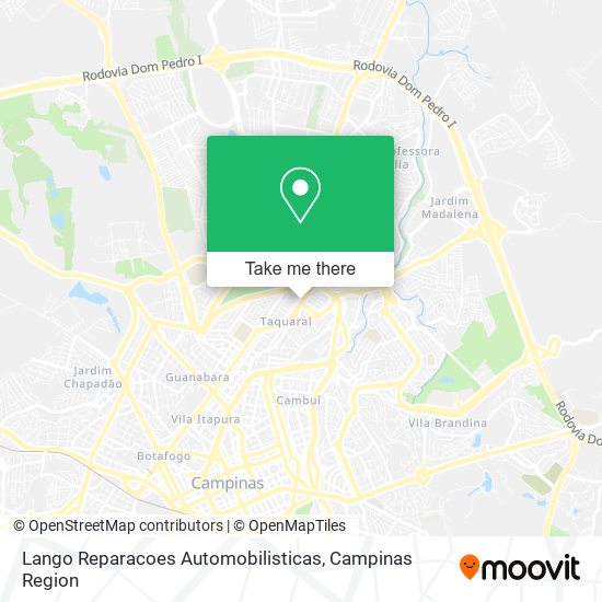 Mapa Lango Reparacoes Automobilisticas