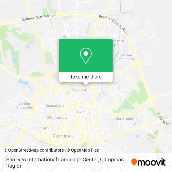 Mapa San Ives International Language Center