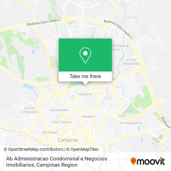 Mapa Ab Administracao Condominial e Negocios Imobiliarios