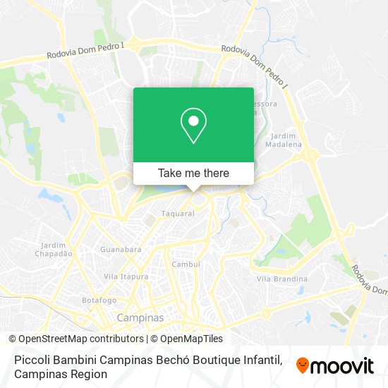 Piccoli Bambini Campinas Bechó Boutique Infantil map