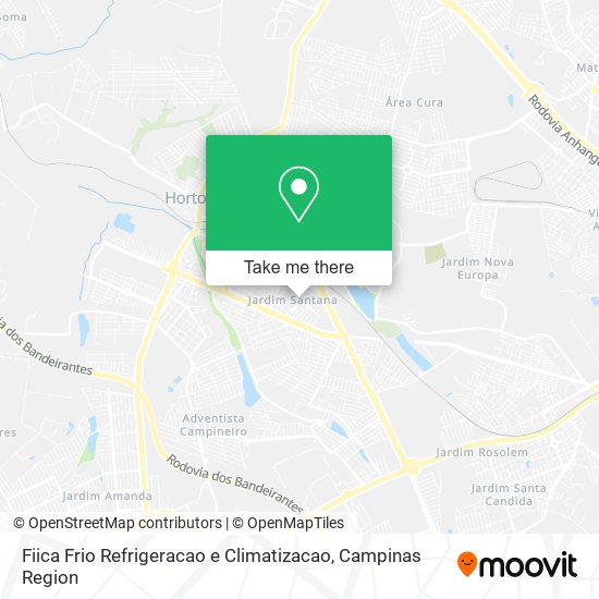 Fiica Frio Refrigeracao e Climatizacao map