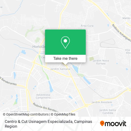 Centro & Cut Usinagem Especializada map