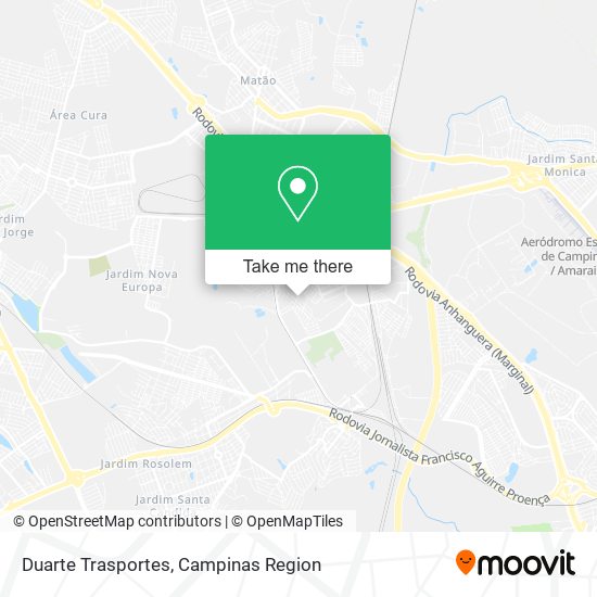 Duarte Trasportes map