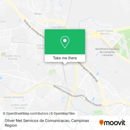 Oliver Net Servicos de Comunicacao map