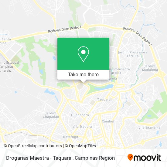 Drogarias Maestra - Taquaral map