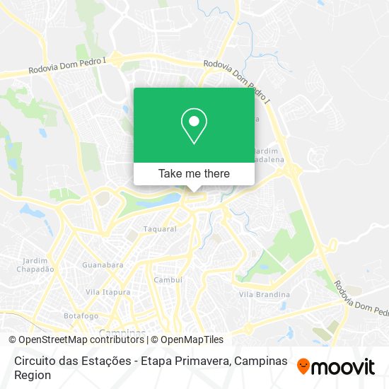 Circuito das Estações - Etapa Primavera map