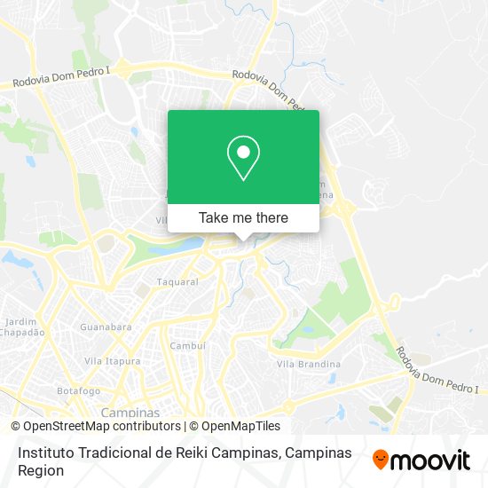 Instituto Tradicional de Reiki Campinas map